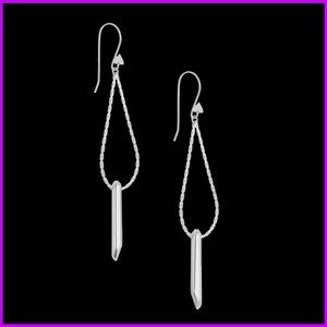 Stella & Dot Rebel Earrings - Silver